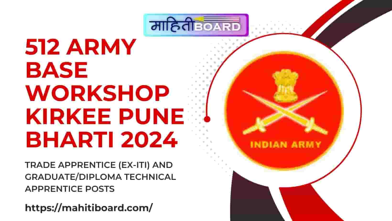 512 Army Base Workshop Kirkee Pune Bharti 2024